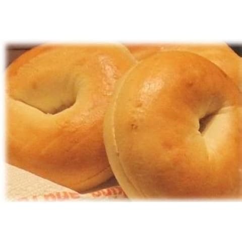 Burry Foodservice Thaw and Sell Sliced Plain Bagel, 4 Ounce -- 36 per case. Cover