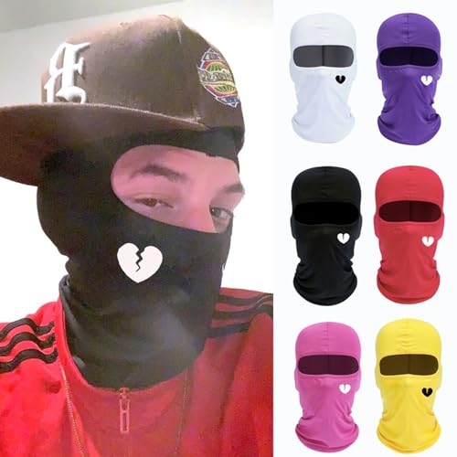 2 Unidades Balaclava Full Face para Hombre Ciclismo Capa Ski Máscara Cazador Senderismo Caza Militar Motocicleta (Amarillo + Rosa) miniatura 2
