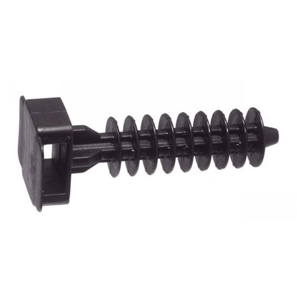 Supports muraux noirs pour liens D-Work 9.6x32mm en nylon lot de 100