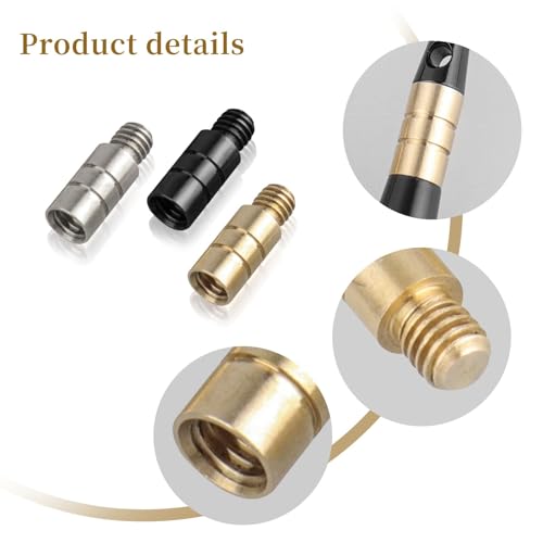 dcvbny 2g Dart Weights Brass Copper 2BA Thread Add Accentuator Tool for Darts Accessories - 18 Pieces