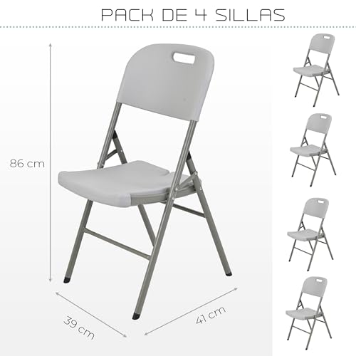 La mejor comparación de Sillas plegables para Comedor Top cinco. 6 Imagen adicional