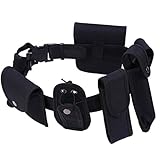 Fansport Utility Belt Multifunktionaler Gürtel Dienst Ausrüstung Gürtel mit 7PCS Beutel