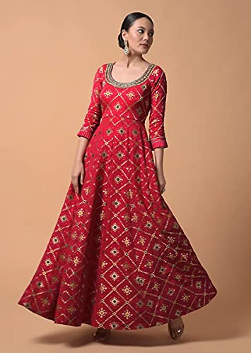 Indian Kurti for Womens Dupatta | Art Silk Woven Kurta Kurtis Tunic For Women3