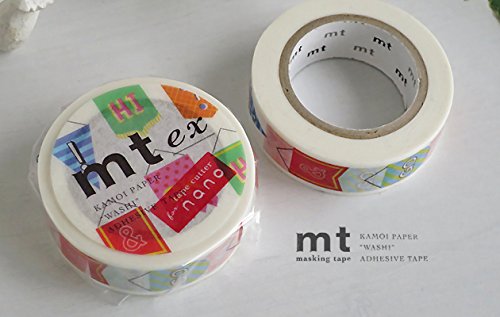 Amazon | [マスキングテープ シール][mt ex]ペナント 15mm×5m[MTEX1P91