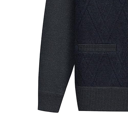 Men's Knit Cardigan Casual Sweater Long Sleeve Soft Open Front Sweater Button Down Fall Winter Sweaters4