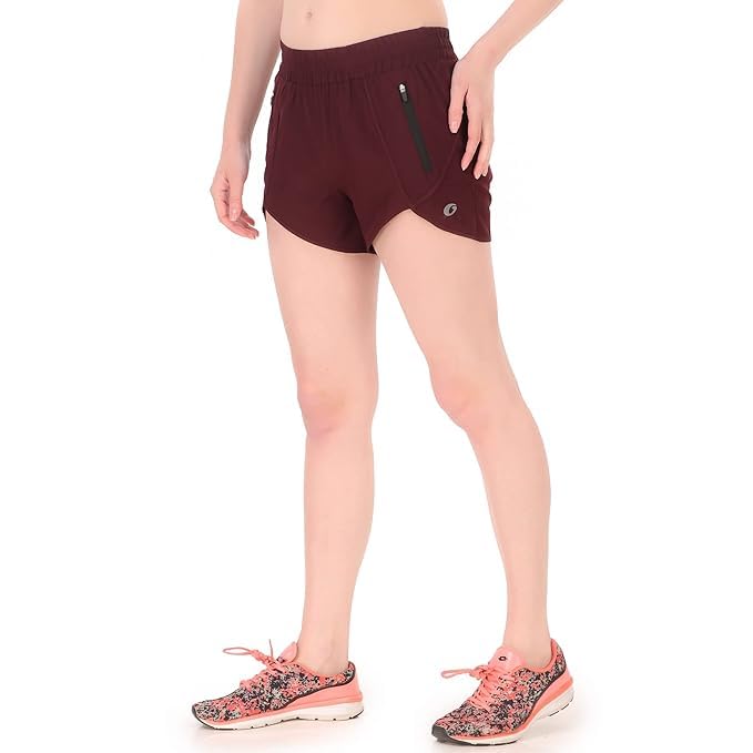 Oysters Women’s Workout Shorts with Zip Pocket Quick-Dry Athletic Shorts-image-45