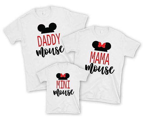 Family Mouse Coordinating T-Shirt White