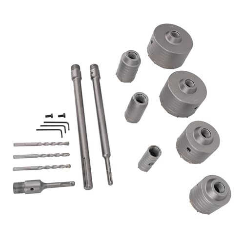 Kit de brocas escalonadas para concreto 7 piezas miniatura 4