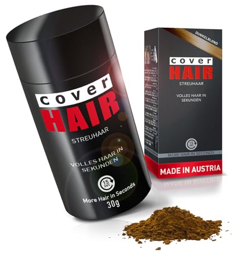 Poudre densifiante cheveux blond foncé COVER HAIR pour rayonner lors de vos soirées