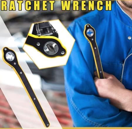 XBEY Professional Torque Wrench, 1/2-inch Drive, 10-150 ft-lb Dual Range,Professional Hand Tool for Car, Bike & Industrial Use,Black (Yellow Wrench) 1