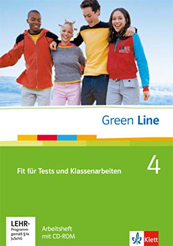 Green Line 4: Fit für Tests und Klassenarbeiten. Arbeitsheft mit Lösungsheft und CD-ROM Klasse 8 ( Green Line 4: Fit für Tests und Klassenarbeiten. Arbeitsheft mit Lösungsheft und CD-ROM Klasse 8 (