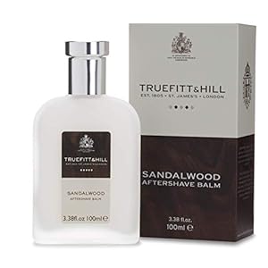 Truefitt & Hill Aftershave Balm – Sandalwood | Rich, Soothing Moisturiser for All Skin Types, 3.38 oz