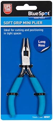 BlueSpot Mini Combination Pliers Soft Grip Handle