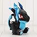 MQJ 22Cm Xy Mega Charizard X Peluche Toy Blue Charizard Q Version Poupée Farcie Pour Enfants