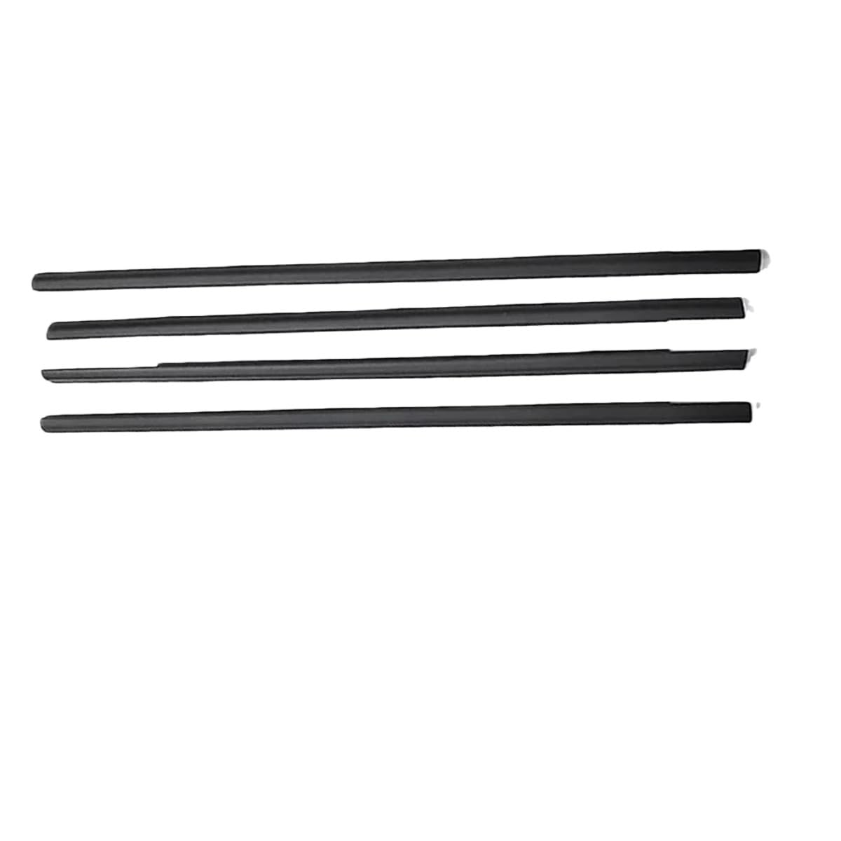 Ylrng One Color 4 Pcs Outside Window Rubber Seal Glass Weather Strips 80821-1Da0a For X-Trail For T31 2008-2013 Outer Window Glass Seal Belt