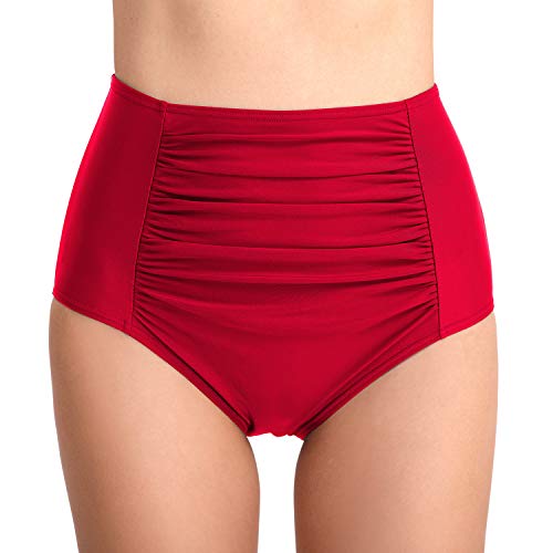De feuilles Damen Bikinihose hoher Bund...