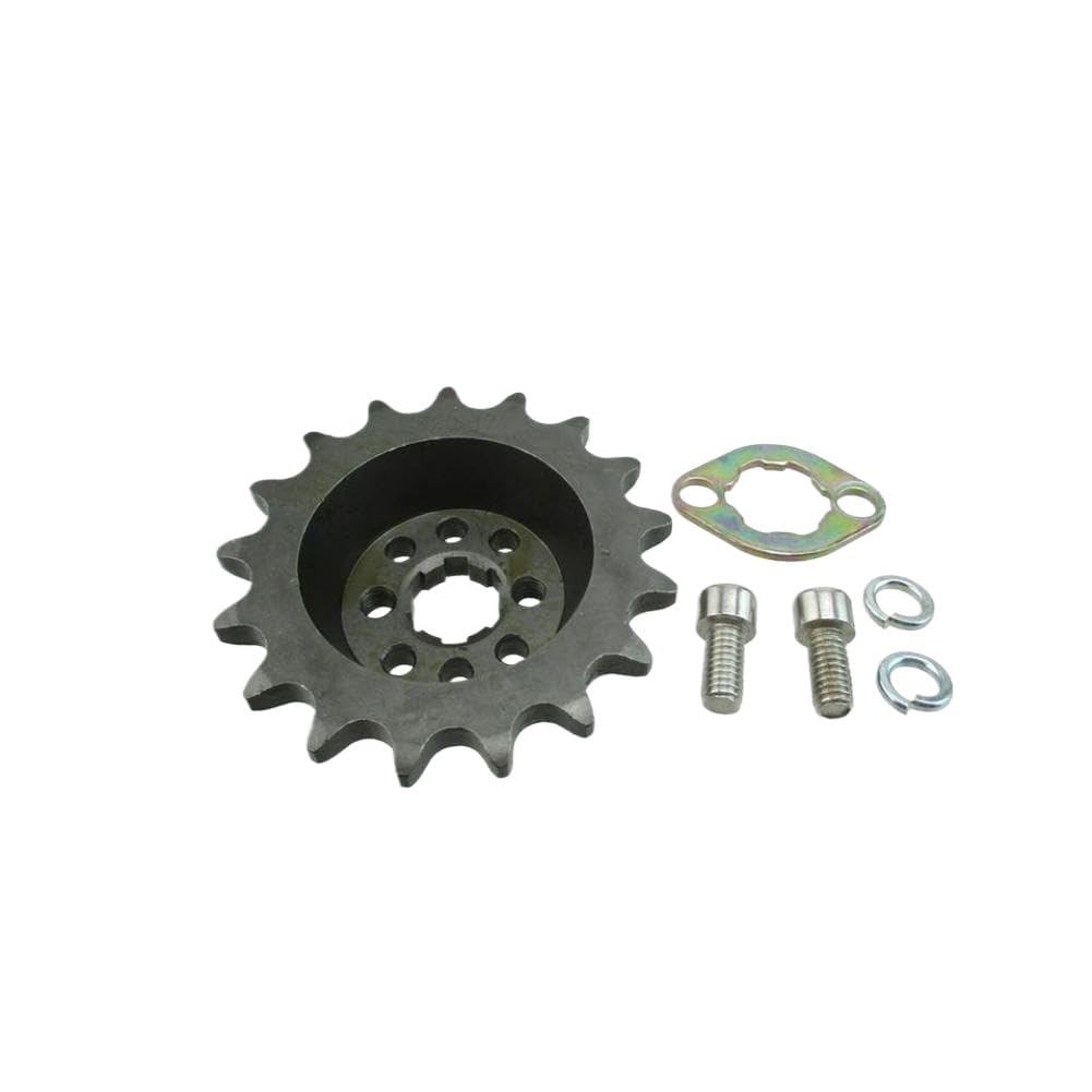 Set Pignone Anteriore Spostato +15mm 420-17T Compatibile Con Bici Trail Monkey