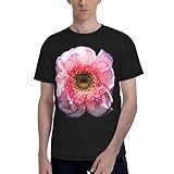 [雑貨屋] Tシャツ メンズ 半袖 カジュアル 丸襟 吸汗速乾 柔らかい 快適 お洒落 ファッション 春服 夏服 秋服 カーネーション プリント