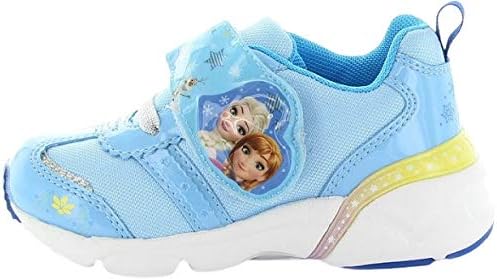 Amazon 光る靴 ディズニー キャラクター アナ雪 アナと雪の女王 アナ エルサ ムーンスター キッズ スニーカー 女の子 通園 ベロクロ マジック 子供靴 Tmdnc1261 サックス 14 0cm ノーブランド品 運動靴 スニーカー