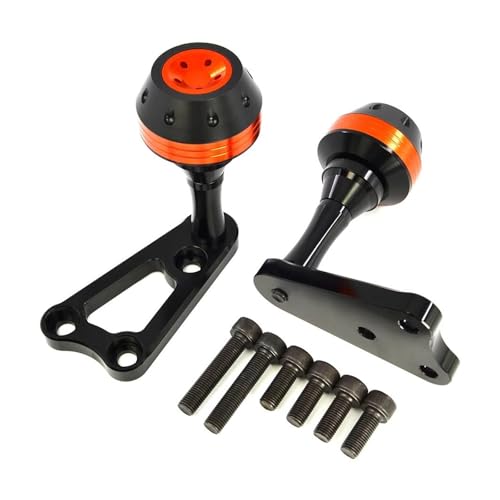 �o�C�N�]�|�h�~�X���C�_�[ �ɓK������ YZF R3 R25 MT-03 MT03 2015-2017 YZF-R3 ABS YZF-R25 �]�|�h�~�t���[���X���C�_�[ �t�F�A�����O�K�[�h �N���b�V���p�b�h�v���e�N�^�[(�I�����W)