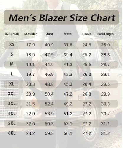 Men’s Tweed Blazer Casual Wool Blend Slim Fit Formal Suit Jackets for Men3