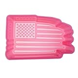 (300 diseños opcionales) MUBYOK M416 Bandera Americana Molde de silicona Freshie para hornear cuentas de aroma coche suministros frescos