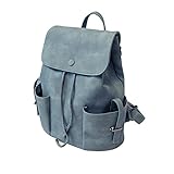 Haotfire Fashion Shoulder Bag Rucksack PU Leather Women Girls Backpack Travel Bag