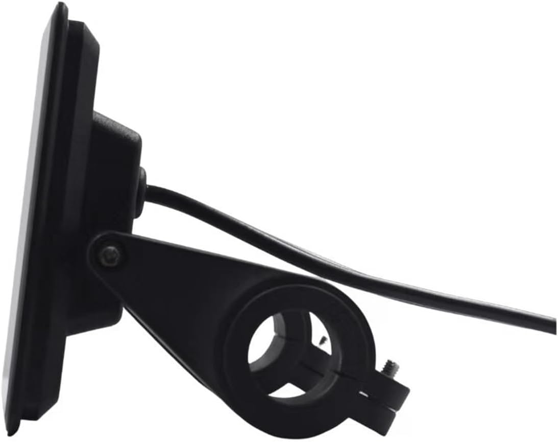 Side view of Kqcibz M7C-2 LCD Display Meter showing mounting bracket