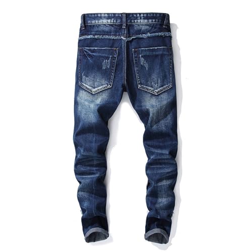 Jean coupe ajustée pour homme classique en denim stretch