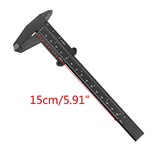 Calibrador Vernier 150 mm de plástico miniatura 3