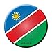 Namibia Novelty Metal Circular Sign C-363