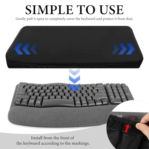 Funda protectora para teclado Logitech Wave Keys GEEKRIA miniatura 4