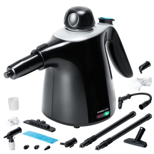 Cecotec Limpiador a Vapor HydroSteam 1040 Active&Soap. 1100 W, Presión de 3,5 Bares, Gran Caudal de Vapor de 40 g/min, Depósito de 450 ml, Kit 15 Accesorios, Radio de Acción de 3 metros
