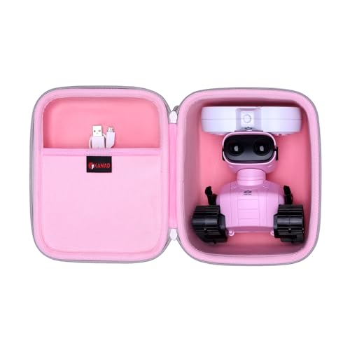 XANAD Hard Case for ALLCELE Girls Robot Toy/Miko Mini Robot - Pink