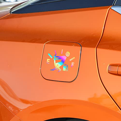 Nuoozy Universal Car Fuel Tank Cap Sticker Cool Decorative Vinyl Decal Sticker Laser C001 (1Pcs) #TOP5