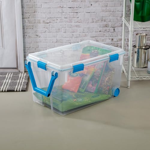 Image of Sterilite Gasket Storage Box with Lids for Home & Office, 120 Quart, 9-Pack