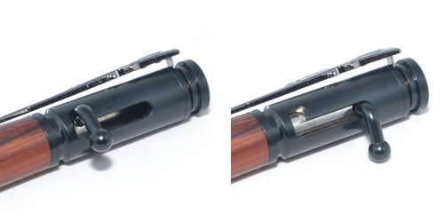 手作り 高級 リボルバー風 木製 ノック式ボールペン ココボロ ガン・メタル 手作り 高級 リボルバー風 木製 ノック式ボールペン ココボロ