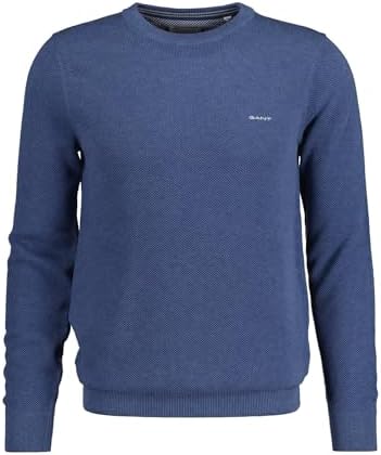 Gant Herren Classic Cotton C-Neck Pullover (1er Pack)