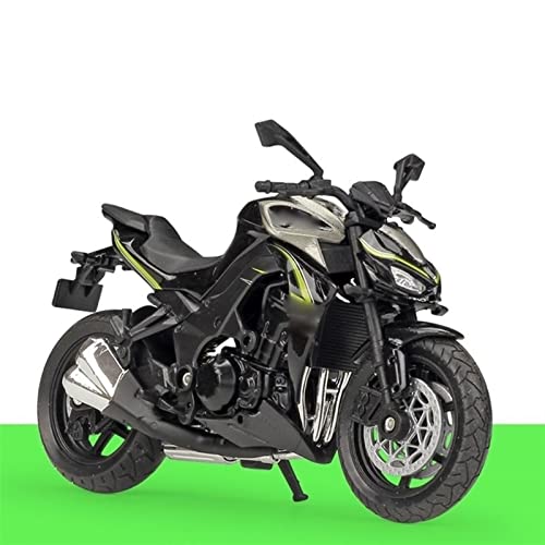 Kit Affichage Moto Kawasaki Z 1000 R 2017 Pour Vitrine Et Décoration Bureau Métal 1/18