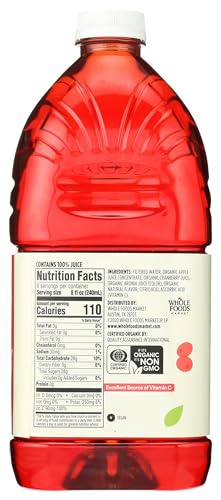 Image of 365 by Whole Foods Market, Organic Cranberry Juice Blend, 64 Fl Oz