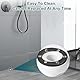 50 STK Abfluss Haarfänger, Haarsieb Dusche, Duschabfluss Mesh Aufkleber, Haarfilter Abflusssieb Badezimmer, Bad Ablauf Filtersieb, Floor Drain Sticker, Sieb Dusche Abfluss Haare für Küchen Bäder