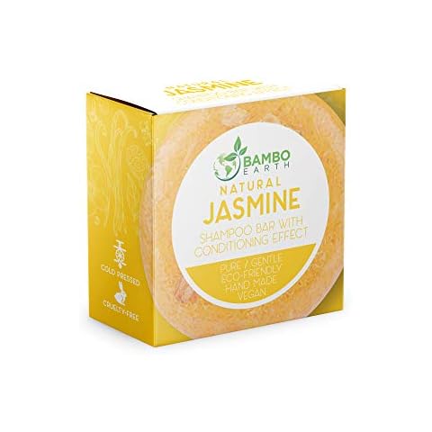 BAMBOEARTH Jasmine Solid Shampoo and Conditioner Bar Cover