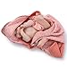Urban Kanga Cape de Bain Bébé Double Face avec Capuche Sortie de Bain Bebe Serviette de Bain (Rose)