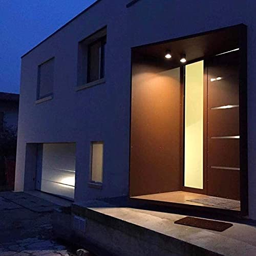 Lampo Lampada GU10 Cilindro IP54 Plafone Tondo A Superficie Da Soffitto In Alluminio Da esterno - Bianco