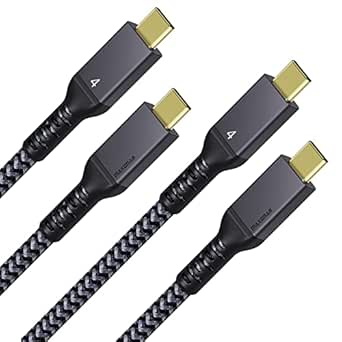 Maxonar Thunderbolt 4 Cable 240W 6.6FT 40Gbps