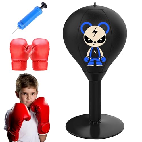 Bolsa de reflectante – Kit de saco de autoportante, saco de de dibujos animados, entrenador de equipo de boxeo, gimnasio en casa, bolsa de , kit de coordinación -mano,