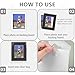 Golden State Art, Pack of 25 Black Pre-Cut 8x10 Picture Mat for 5x7 Photo with White Core Bevel Cut Mattes Sets. Includes 25 High Premier Acid Free Mats & 25 Backing Board & 25 Clear Bags