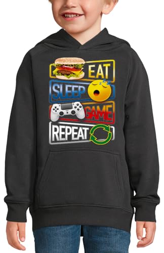 Sweat à capuche gamer noir enfant 12 ans vêtement adolescence
