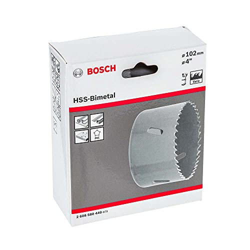 Image of Bosch Professional HSS Bi- Metal Holesaws With Diameter 102mm, Pack Of 1, Adaptor To Be Bought Seperately