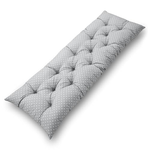 Totsy Baby Colchón para Cuna de Plumas hamacas de bebé - 80 x 30 cm colchones de Carrito de bebé Cuna colchón de algodón para bebé colchón Infantil para Hamaca colchón de Cuna de Plumas Puntos
